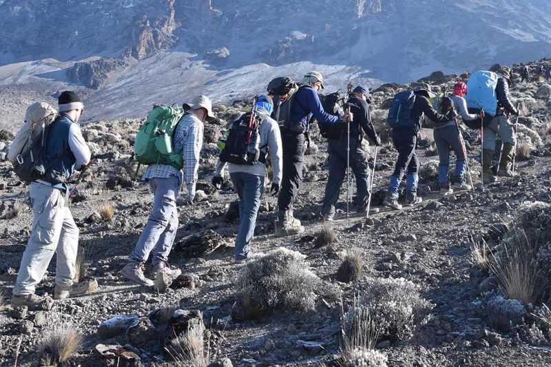 6 Days Rongai Route Itinerary