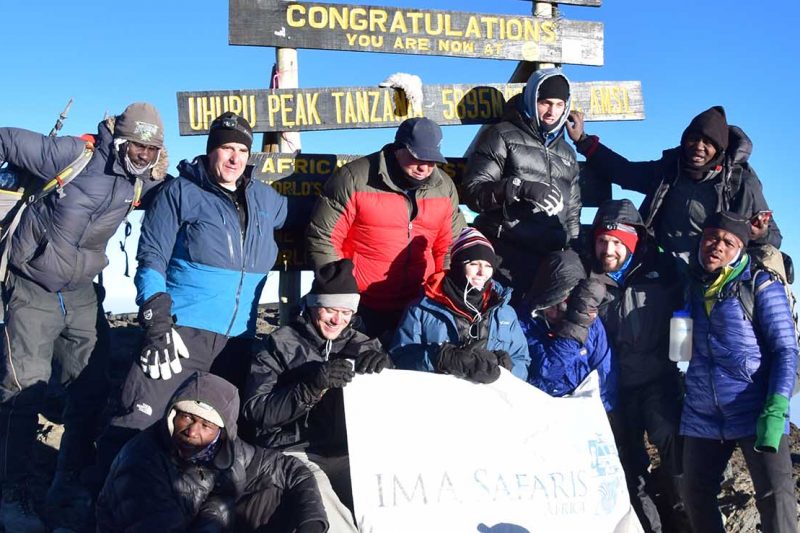 8 Days Lemosho Route Itinerary